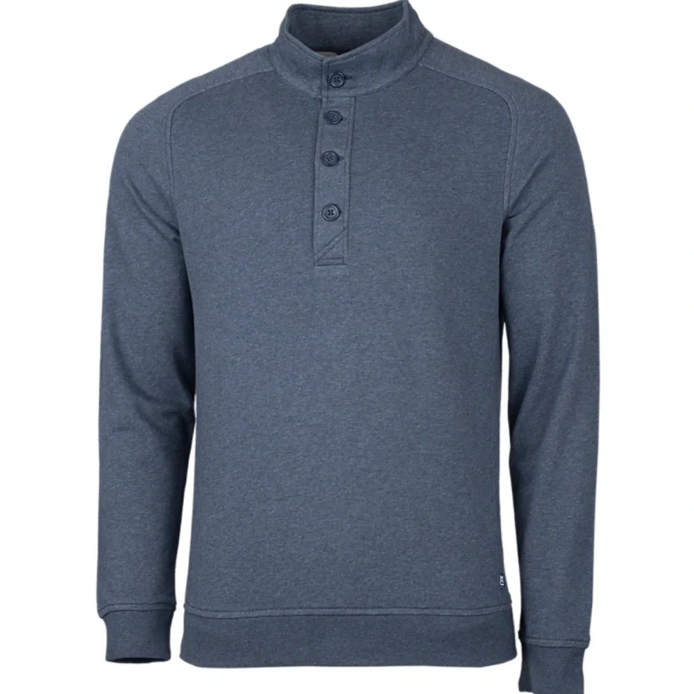 Cutter & Buck Men’s Saturday Cotton Blend Mens Mock Pullover Sweatshirt Size XXL